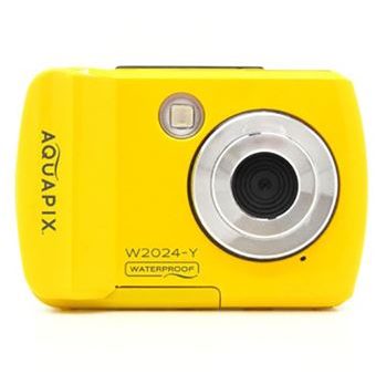 Máquina Fotográfica Compacta Aquapix W2024 - Amarelo Hot on Sale