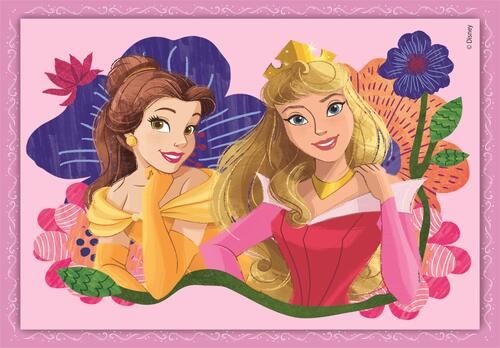 Puzzle Super Color 4 em 1: Disney Princess - Clementoni For Discount