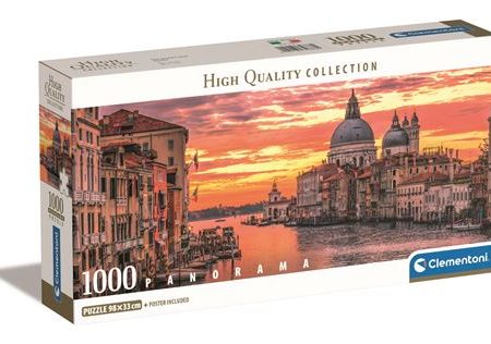 Puzzle Panorama: The Grand Canal - Venice - 1000 Peças - Clementoni Online Sale