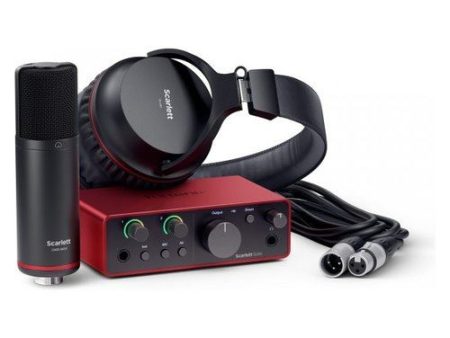 Pack Scarlett Solo 4Gen Focusrite For Cheap