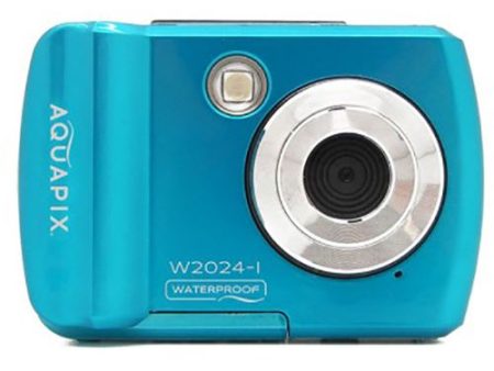 Máquina Fotográfica Compacta Aquapix W2024 - Azul Cheap