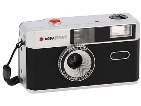 Máquina Fotográfica Analógica Agfa com Flash 35 mm - Preto Supply