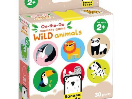 Jogo On-The-Go Memory Game Wild Animals - Banana Panda Hot on Sale