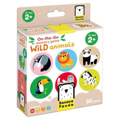 Jogo On-The-Go Memory Game Wild Animals - Banana Panda Hot on Sale