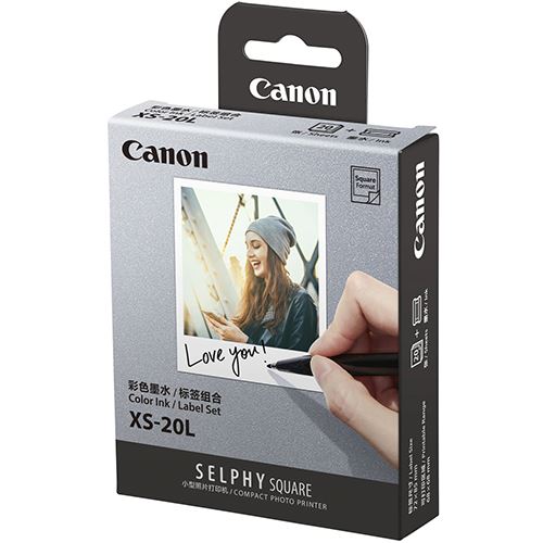 Carga Papel Fotográfico Autocolante Canon para Selphy Square QX10 Hot on Sale