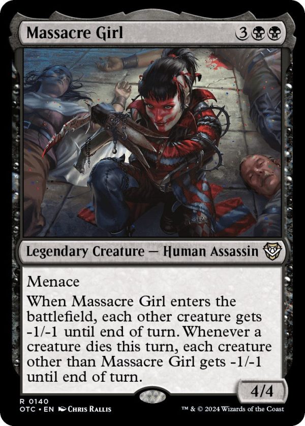 Massacre Girl [Outlaws of Thunder Junction Commander] Online Sale