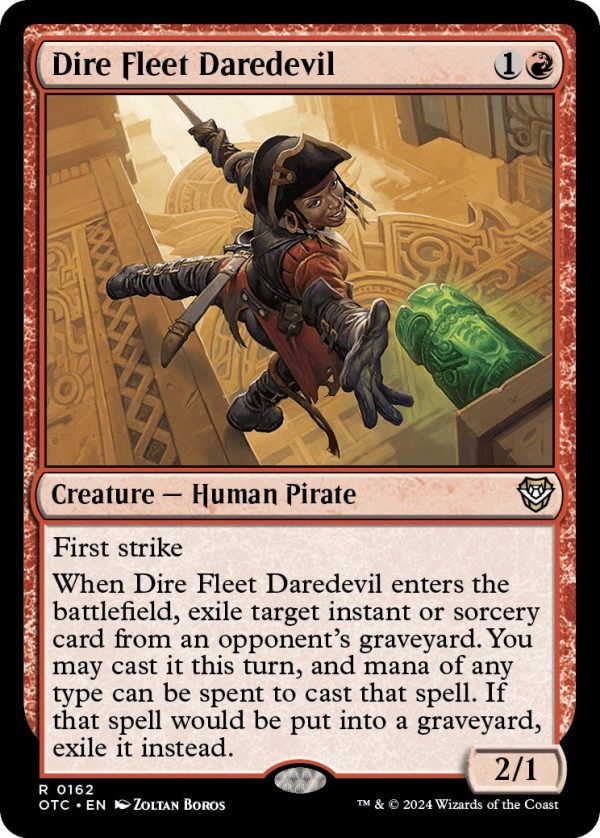 Dire Fleet Daredevil [Outlaws of Thunder Junction Commander] Discount