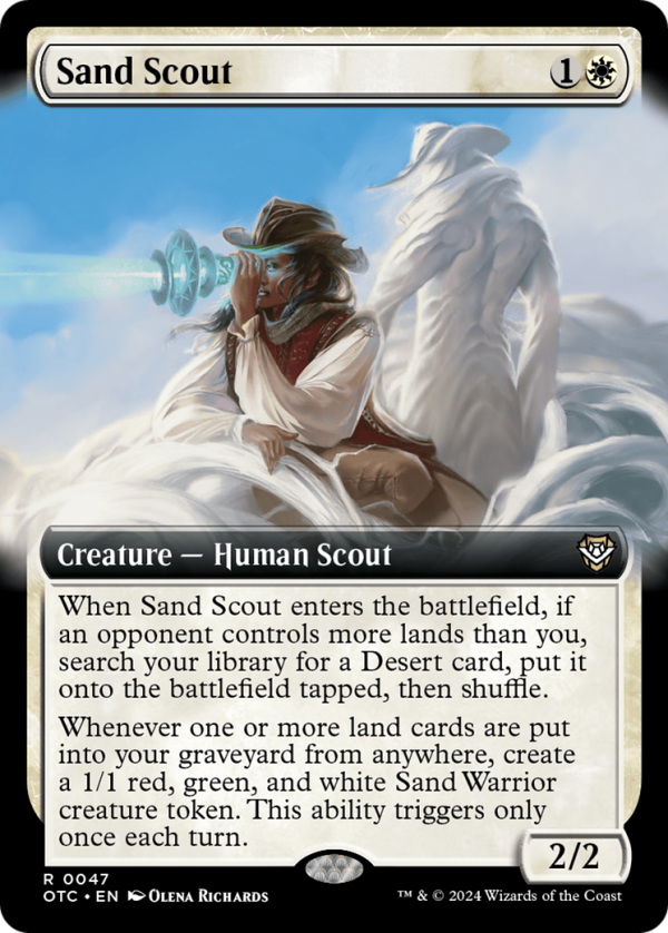 Sand Scout (Extended Art) [Outlaws of Thunder Junction Commander] Online Sale