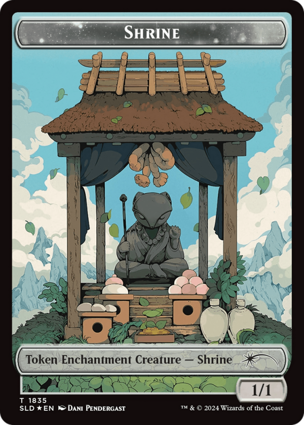 Shrine Token (Rainbow Foil) [Secret Lair: From Cute to Brute Tokens] Online