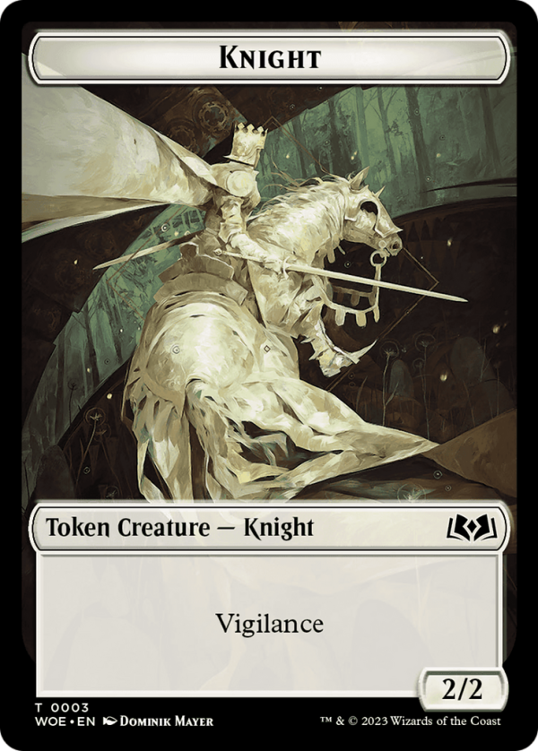 Knight    Food (0012) Double-Sided Token [Wilds of Eldraine Tokens] Sale