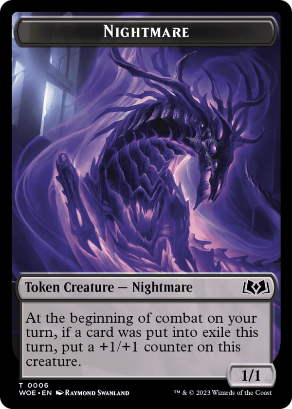 Nightmare    Food (0010) Double-Sided Token [Wilds of Eldraine Tokens] Hot on Sale