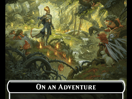 On an Adventure Emblem [Wilds of Eldraine Tokens] Fashion