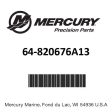 Mercury - Cable t s sa 13ft - 64-820676A13 Online Sale