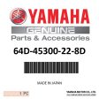 Yamaha Lower Unit Assembly - 150 - 200 - 64D-45300-22-8D - See Description for Applicable Models For Discount